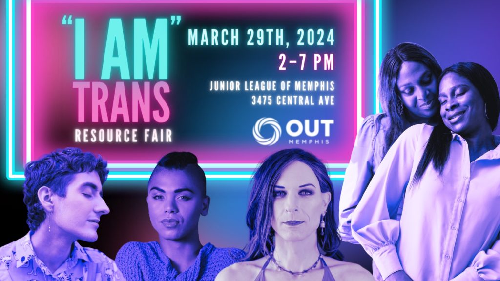 Promo image for I AM Trans Resource Fair on March 29, 2024